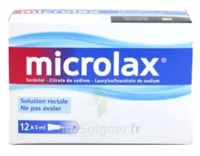 Microlax Sorbitol Citrate Et Laurilsulfoacetate De Sodium S Rect En Récipient Unidose 12récip-unidoses-can/5ml à PARON