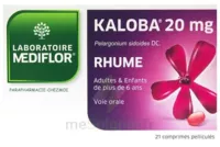 Kaloba 20 Mg Comprimé Pelliculé Plq/21 à PARON