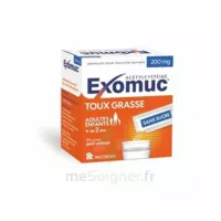 Exomuc 200 Mg, Granulés Pour Solution Buvable En Sachet 24 Sachets/3g à PARON