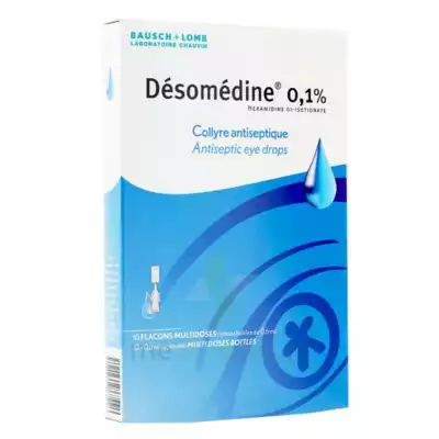 Desomedine 0,1 % Collyre Sol 10fl/0,6ml à PARON
