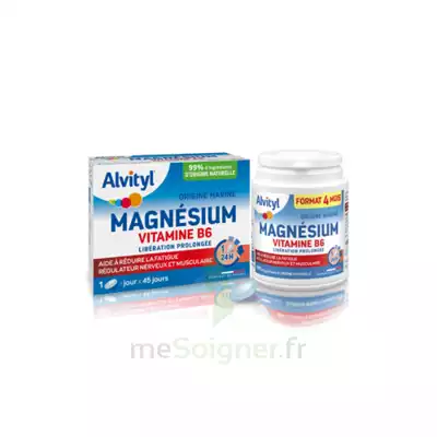 Alvityl Magnésium Vitamine B6 Libération Prolongée Comprimés Lp B/45 à PARON